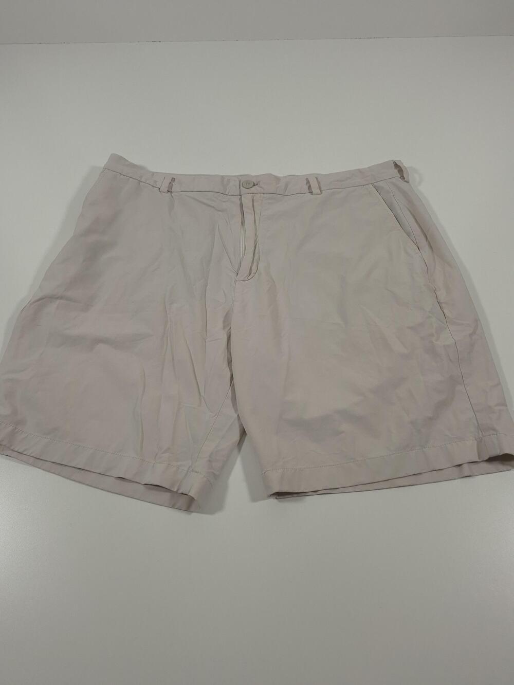Vineyard Vines Jim Nantz Shorts Mens 40 Beige Chino 9" Inseam Stretch Golf